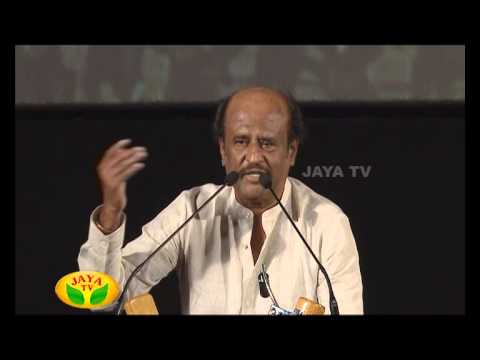 Speech By Super Star Rajinikanth In Kochadaiyaan Audio Launch